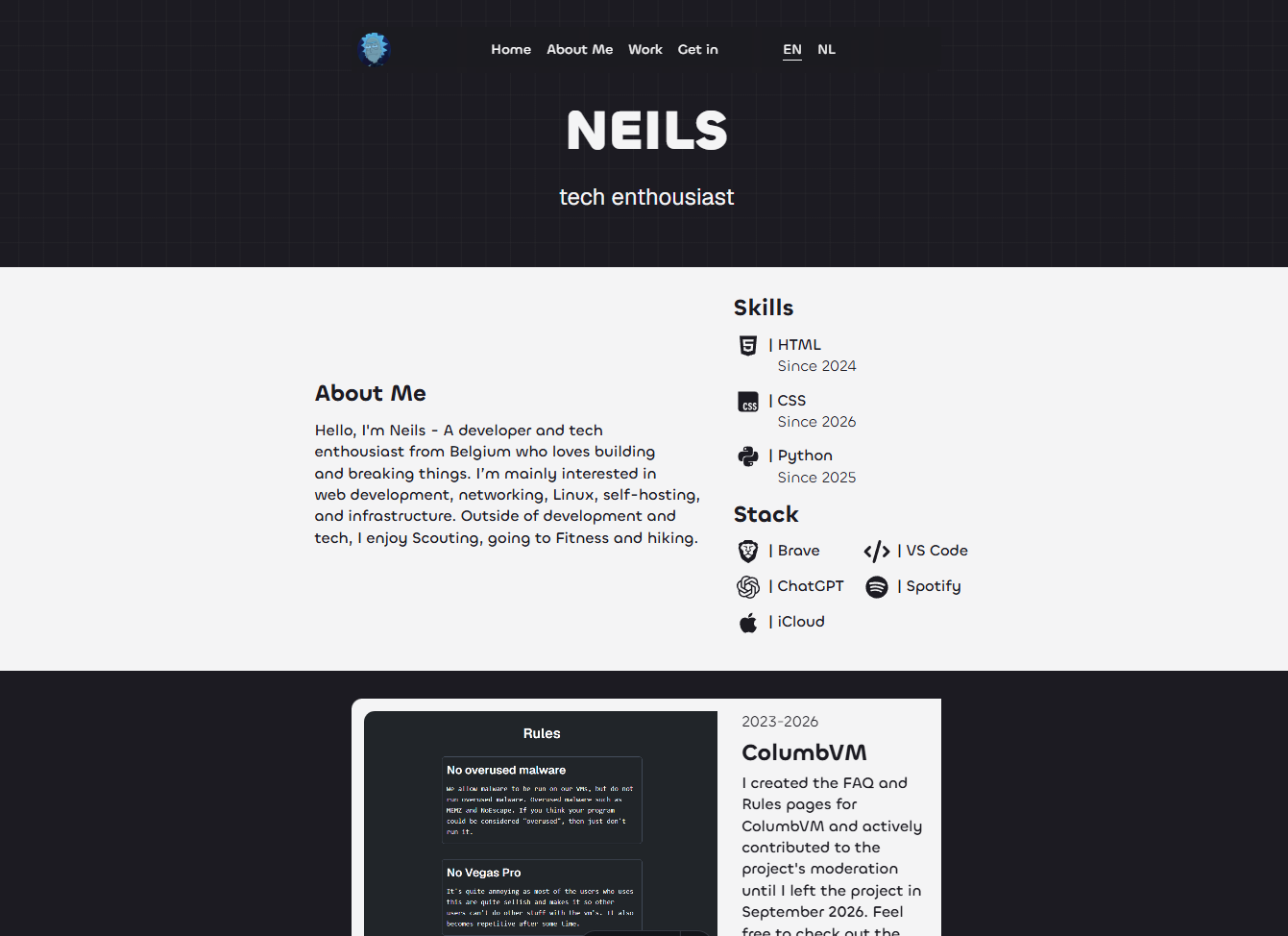 Portfolio Page